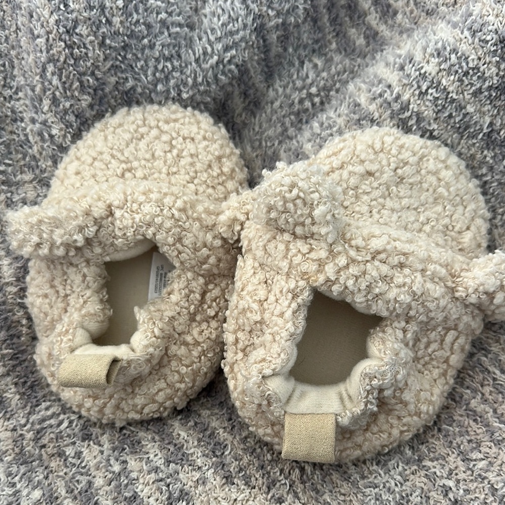 Carter's Cream Baby Walker Shoes